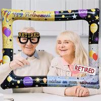 Retirement Party Inflatable Photo Booth Frame and Props Set
