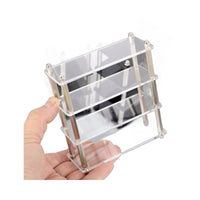 Dollhouse Miniature Multi-layer Transparent Display Shelf Bookcase European Style Furniture