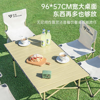 Portable Folding Camping Table and Chairs Set for Outdoor Picnic BBQ
