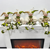 Christmas Elf Doll Ornaments for Festive Decor