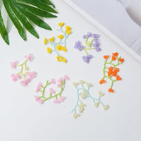 Long Branch Flower DIY Handmade Beaded Hair Clip Earring Material