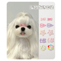 Pet Dog Hair Clips for Small Dogs - Cute Mini BB Clips for Bangs and Loose Hair