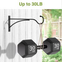 Outdoor Iron Wall Mount Bracket for Bird Feeders, Planters, and Lanterns