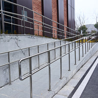 304 Stainless Steel Composite Pipe Guardrail for Landscape Riverways, Bridges, Stairs, and Roads