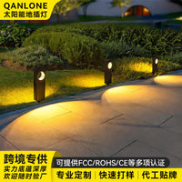 Solar Powered Outdoor Garden Path Lights, Landscape Decorative Ground Plug-in Lamps for Yard and Balcony