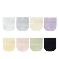 Women's Half-Palm Cotton Socks with Silicone Non-Slip Forefoot Pad, Breathable Mesh Toe Cover