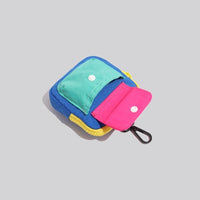 2025 New Mini Portable Coin Purse with Zipper, Contrast Color Small Card Holder & Earphone Pouch