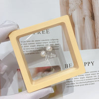 Jewelry Display Suspension Box for Rings, Pendants, Earrings - High-Grade Plastic Film Gift Box