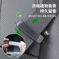 Car Seat Belt Adjuster with Air Freshener Clip for Comfort and Safety