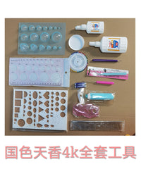 Chinese Opera Character Quilling Art Kit - "Guo Se Tian Xiang" Peony Fairy