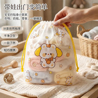 Dustproof Waterproof Drawstring Shoe Storage Bag for Travel and Dorms