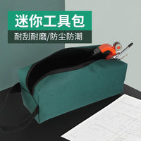 Portable Waterproof Canvas Tool Bag for Electricians and Repairs