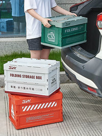 3W Car Trunk Organizer Foldable Storage Box Multi-functional Outdoor Container