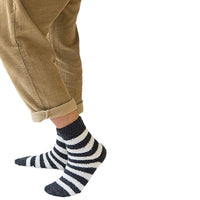 Men's Coral Fleece Thermal Socks - Mid-Calf, Thickened, Non-Shedding for Winter Home & Sleep