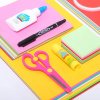Colorful Pipe Cleaners, Pom Poms, and Googly Eyes DIY Craft Kit for Kids