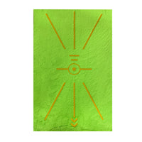 Golf Velvet Trajectory Mat Hitting Mat Swing Practice Detection Pad for Indoor Outdoor Training