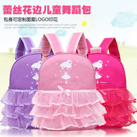 Children's Ballet Dance Bag Large Capacity Backpack for Practice and Performance