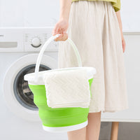 Collapsible Multi-Purpose Bucket for Fishing, Laundry, and Household Chores