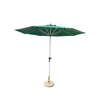 Outdoor Patio Umbrella with Base, Large Garden Sunshade for Villa and Deck