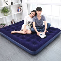 Portable Inflatable Air Mattress for Home and Outdoor Use, Single/Double Foldable Air Bed for Camping and Travel