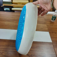 Memory Foam Gel Toilet Seat Cushion, Slow Rebound Hemorrhoid Gel Seat Cushion for Office Chair
