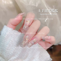 Iridescent Opal Pearl Nail Art Flakes for Christmas Decorations