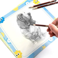Thickened Art Cardboard Picture Frame Paper for Kids' Creative Painting, 230g