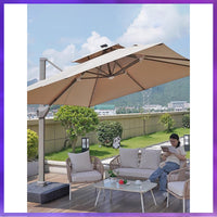 Large Outdoor Patio Umbrella with UV Protection for Garden, Balcony, and Market Stalls