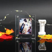 Acrylic Rectangular Badge Display Frame for Collectibles
