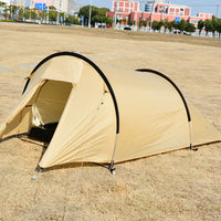 Tunnel Outdoor Dune Tent with Aluminum Alloy Poles, Large Space for Family Camping
