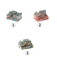 Miniature Chinese Courtyard House Resin Ornament for Micro Landscape Decor