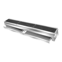 Commercial Charcoal BBQ Grill for Outdoor Night Market Stalls, Smokeless Thickened Large Grill for Home Use