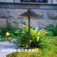 Outdoor Mushroom/Pipe Garden Lawn Lights - Warm White LED Landscape Decorative Lamps for Yard, Villa, Pathway