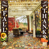Thanksgiving Theme Door Banner Set for Autumn Harvest Party Decoration