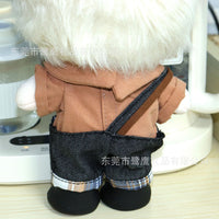 20cm Doll Clothes Denim Pants Shirt T-Shirt for Cotton Dolls Outfits
