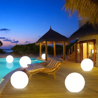 Solar/Electric Moon Ball Garden Light Outdoor Landscape Lamp for Villa Lawn Patio