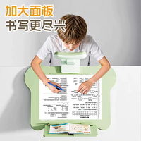 Kids Writing Posture Corrector for Desk Study, Adjustable Reading and Writing Aid for Better Sitting Posture