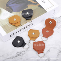 PU Leather Guitar Pick Holder Keychain Pouch