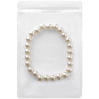 PVC Anti-Tarnish Sealed Jewelry Storage Bags, Transparent Zip Pouches for Earrings, Necklaces, and Accessories