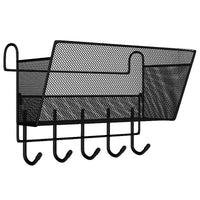Bedside Storage Basket for Dorm Room, Hanging Organizer Shelf for Students