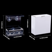 Acrylic Window Bird Feeder with Suction Cups