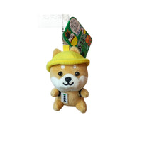 Japanese Shiba Inu Plush Keychain Charm Cartoon Dog Stuffed Animal for Bags and Keys