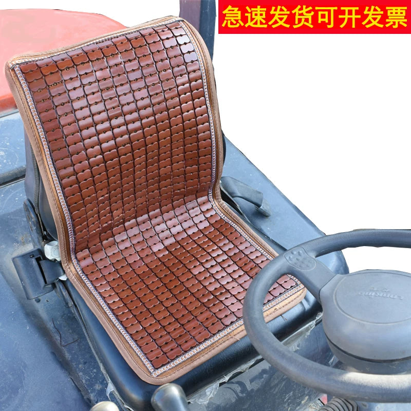 Breathable Bamboo Seat Cushion for Forklifts and Construction Vehicles