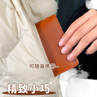 A7 Vintage Soft Leather Loose-Leaf Notebook with Refillable Pages for Students and Professionals