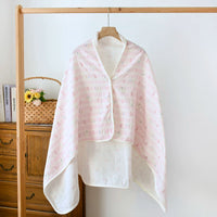 Thin Cotton Shawl for Summer & Spring - Crepe Windproof Neck & Shoulder Protection for Postpartum & AC Rooms