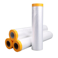 Disposable Pre-Taped Masking Film for Furniture, Automotive Painting, and Dust Protection