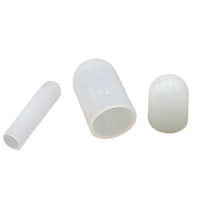 High-Temperature Translucent Silicone Caps for Spray Painting & Electroplating, Dustproof & Waterproof Thread Protection