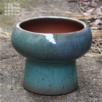 Yixing Zisha Ceramic Succulent Planter Pot for Home Decor and Micro Landscapes
