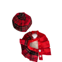 Pet Beret Hat, Collar, and Bib Set for Cats and Dogs - Christmas Edition