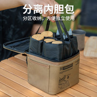 Portable Outdoor Spice and Condiment Storage Bag Set for Camping & Picnic